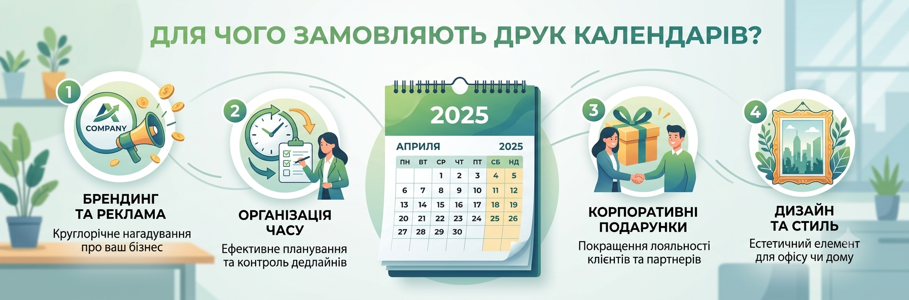 Для чого використовують календарі Для чого замовляють друк календарів
